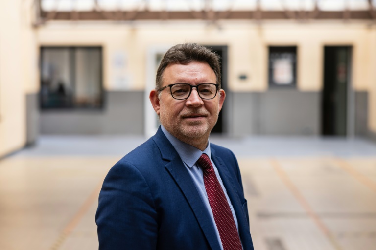 Eric Dufour, directeur du lycée musulman Averroès, le 28 septembre 2023 à Lille