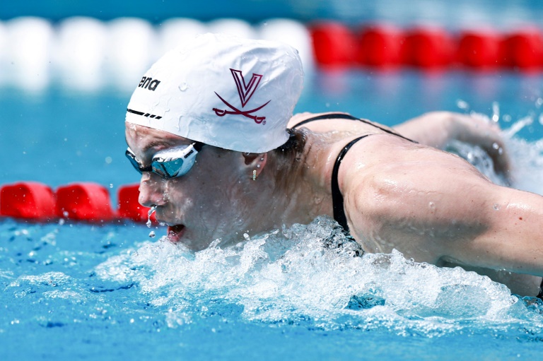 L'Américaine Gretchen Walsh, le 3 mai 2025 au Tyr Pro Swim Series de Fort Lauderdale, en Floride