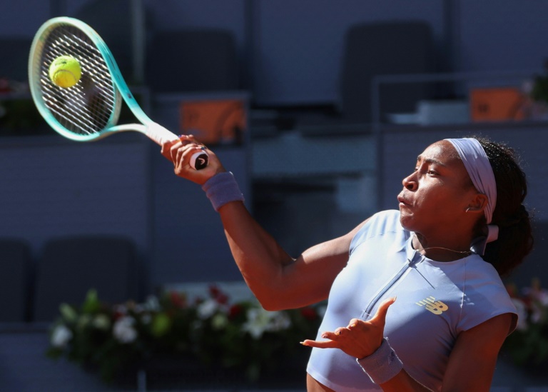 Coco Gauff à Madrid le 1er mai 2025