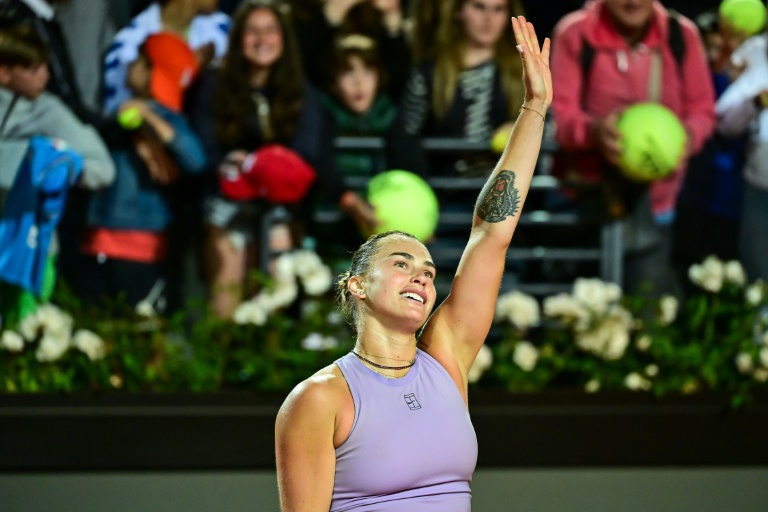 Aryna Sabalenka victorieuse de Marta Kostyuk à Rome le 12 mai 2025