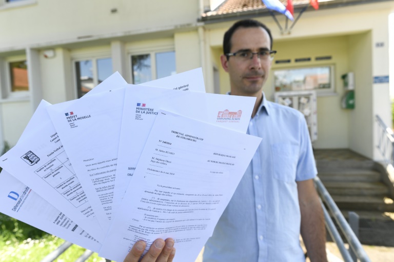 Julien Ruaro, victime d'une fausse lettre de démission de son mandat de conseiller municipal de Coin-les-Cuvry en Moselle le 24 juin 2024