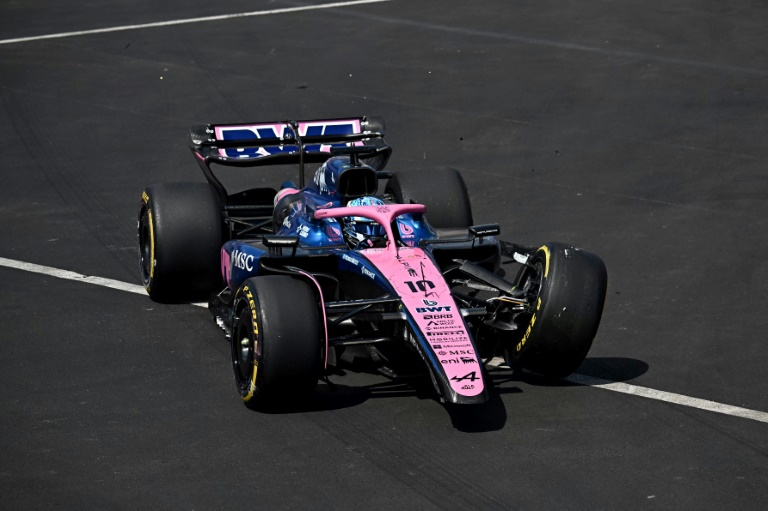 L'Alpine de Pierre Gasly au moment de son abandon, le 25 mai 2025 au GP de Monaco
