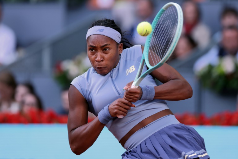 Coco Gauff à Madrid le 3 mai 2025