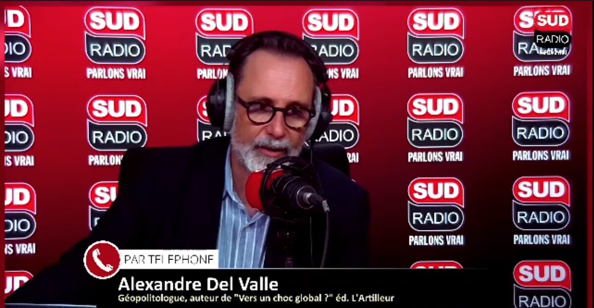 Alexandre Del Valle, sur l’Ukraine, invité d’Alexis Poulin dans "Poulin sans réserve” sur Sud Radio.