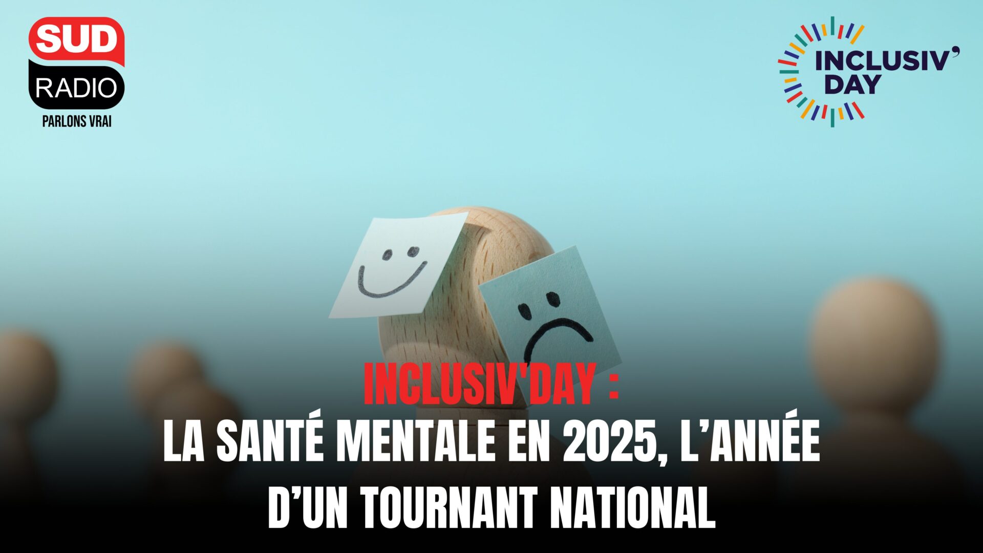 Le 14 mai dernier, Sud Radio était à la 9ème édition de l'Inclusiv Day. Un rendez-vous engagé, tourné vers des solutions concrètes, où Anthony Martins Misse a animé différentes tables rondes notemment autour de la santé mentale.