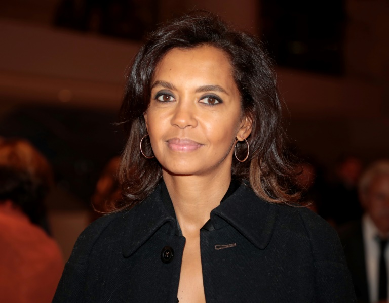 L'animatrice Karine Le Marchand, le 20 février 2019 à Paris