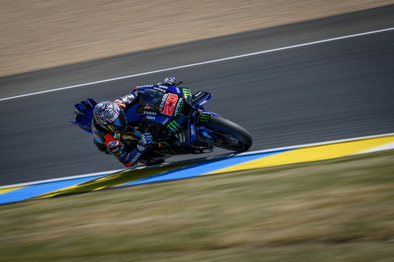Fabio Quartararo (Yamaha) s'empare de la pole position du GP de France moto le 10 mai 2025 sur le circuit Bugatti du Mans en France