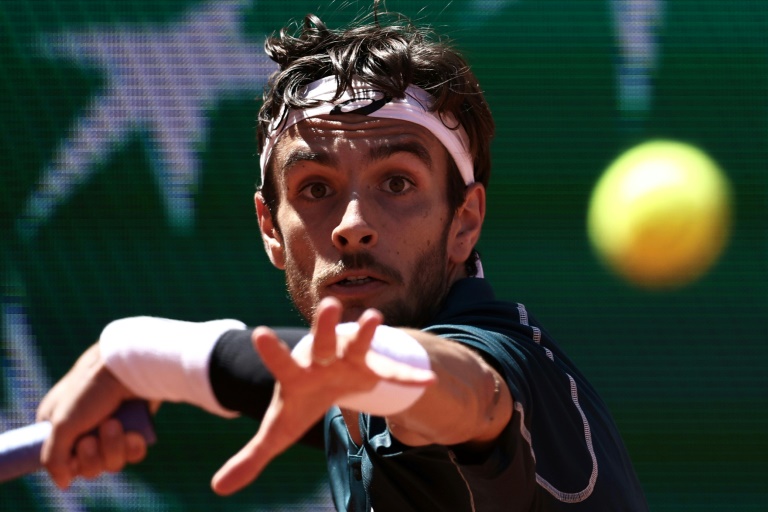 Lorenzo Musetti lors de son match du troisième tour de Roland-Garros contre Mariano Navone, le 30 mai 2025 à Paris