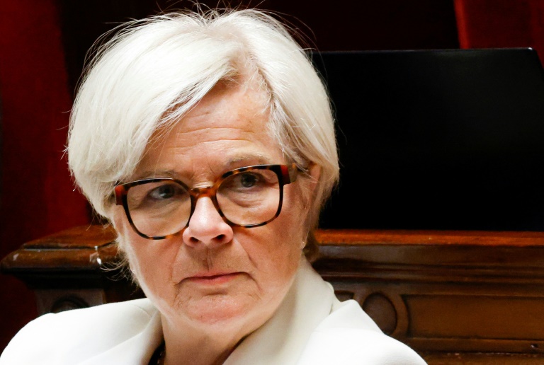 La ministre de la Santé Catherine Vautrin, le 12 mai 2025 à l'Assemblée nationale, à Paris