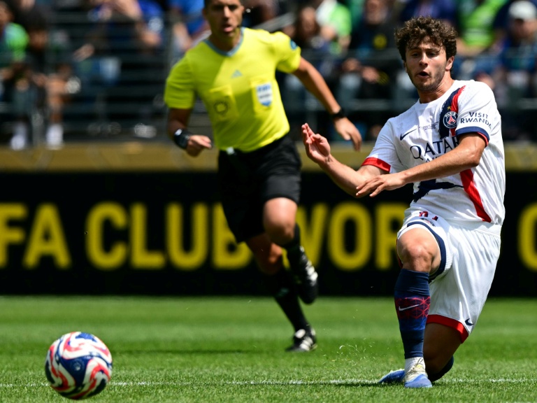 Joao Neves (Paris Saint-Germain) contre Seattle en Coupe du monde des clubs, à Seattle le 23 juin 2025.