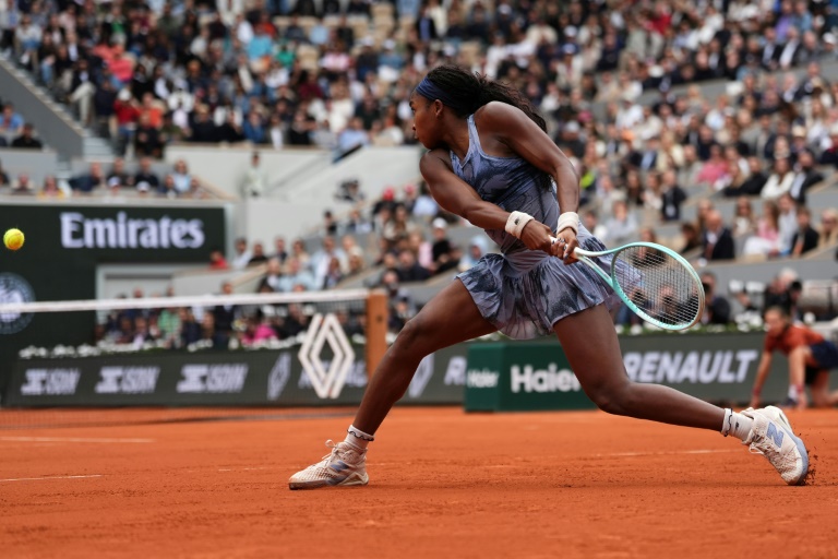 L'Américaine Coco Gauff lors de sa finale à Roland-Garros, le 7 juin 2025 à Paris