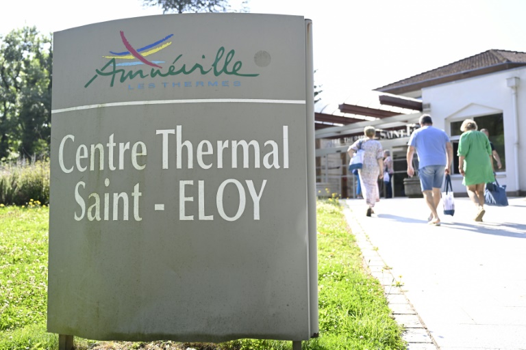 L'entrée du Centre thermal Saint-Eloy d'Amnéville, en Moselle, le 17 juin 2025