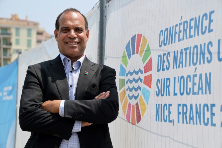 Le ministre du Changement climatique du Vanuatu, Ralph Regenvanu, à Nice le 9 juin 2025