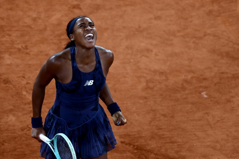 L'américaine Coco Gauff s'est qualifiée pour la finale de Roland-Garros en battant la Française Loïs Boisson le 5 juin 2025 à Paris