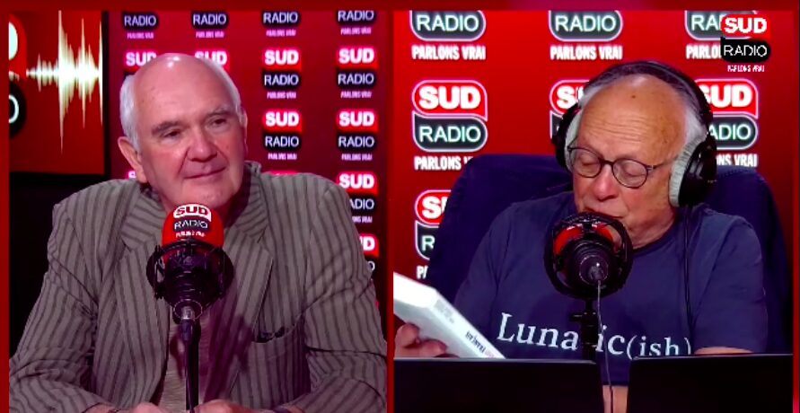 Claude Janvier, sur l’appauvrissement de la France, invité d’André Bercoff dans "Bercoff dans tous ses états” sur Sud Radio.