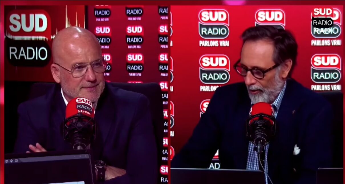 Pierre Martinet, sur les attentats, invité d’Alexis Poulin dans "Poulin sans réserve” sur Sud Radio.