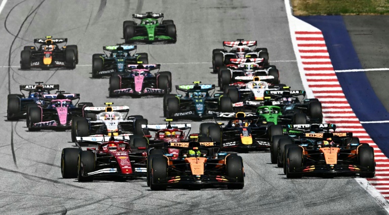 Le départ du GP d'Autriche à Spielberg le 29 juin 2025