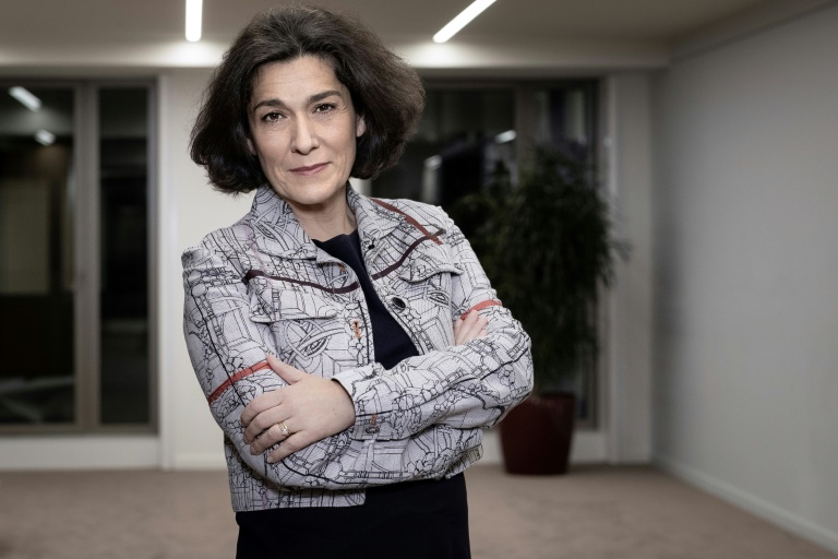 La directrice générale adjointe du Groupe La Poste, Nathalie Collin, Le 5 décembre 2018 à Paris