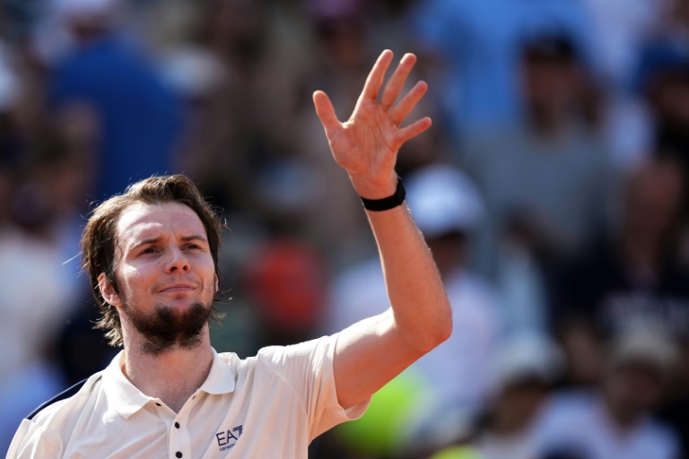 Alexander Bublik le 27 mai à Roland-Garros