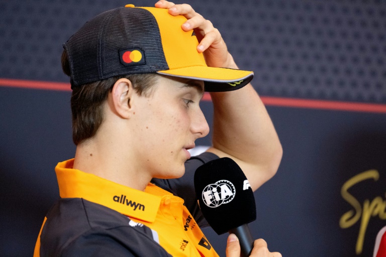 Le pilote de Formule 1 australien Oscar Piastri (McLaren) lors d'une conférence de presse avant le Grand Prix d'Autriche sur le circuit du Red Bull Ring le 26 juin 2025.