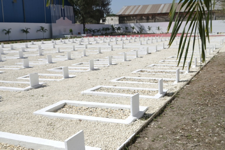 Le cimetière où sont enterrés les tirailleurs sénégalais du camp de Thiaroye tués le 1er décembre 1944 par l'armée coloniale française, le 26 novembre 2024 à Thiaroye, près de Dakar