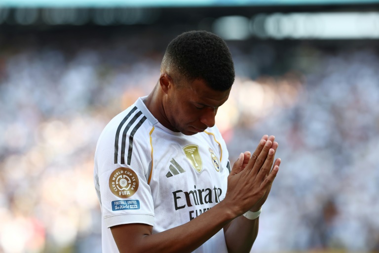 Kylian Mbappé lors du match du Real Madrid contre le Borussia Dortmund en quarts de finale du Mondial des clubs, le 5 juillet 2025 à East Rutherford