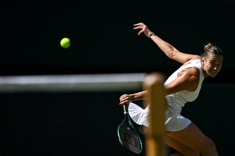 Aryna Sabalenka à Wimbledon le 10 juillet 2025