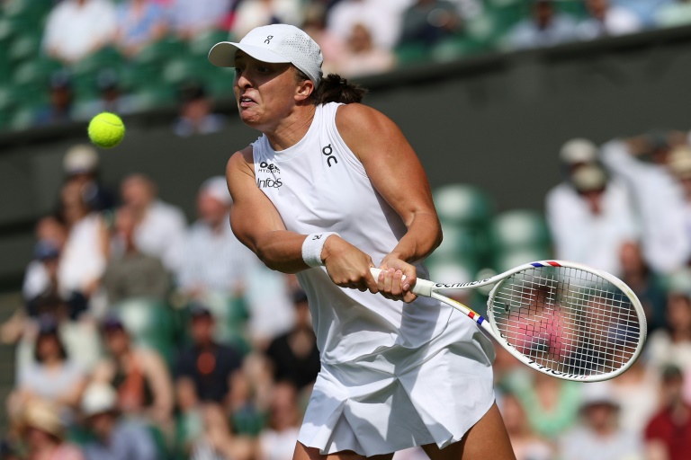 Iga Swiatek à Wimbledon le 10 juillet 2025