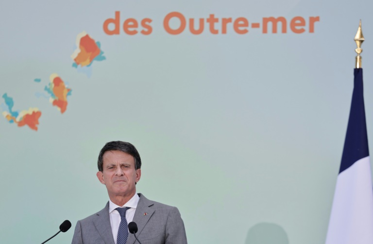 Le ministre des Outre-mer Manuel Valls le 10 juillet 2025 à Paris