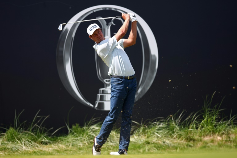 L'Américain Harris English, deuxième du Brith Open de golf, le 20 juillet 2025 à Portrush en Irlande du Nord