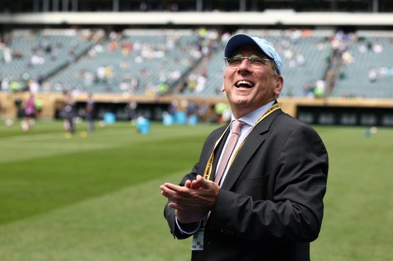 L'homme d'affaires américain et ancien président de l'Olympique lyonnais, John Textor, avant un match de son équipe de Botafogo, au Mondial des clubs, le 28 juin 2025 à Philadelphie