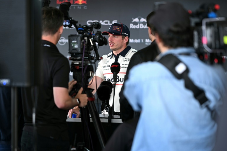 Le champion du monde néerlandais Max Verstappen à Silverstone, le 3 juillet 2025 à quelques jours du GP de Grande-Bretagne