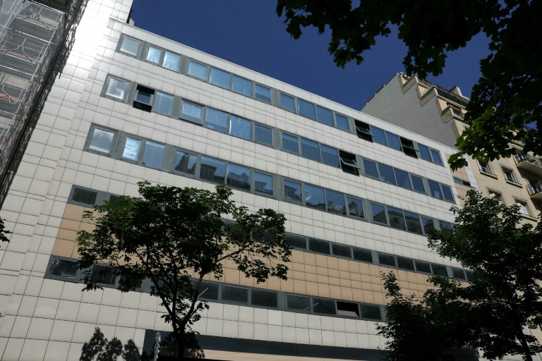 L'immeuble abritant le siège du Rassemblement National (RN) à Paris, le 9 juillet 2025