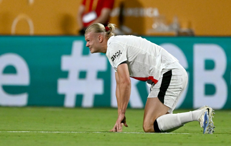 Erling Haaland durant le 8e de finale du Mondial des clubs de Manchester City contre Al Hilal, le 30 juin 2025 à Orlando (Etats-Unis)