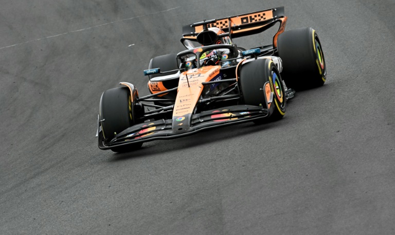 L'Australien Oscar Piastri (McLaren) lors du Grand Prix de Hongrie de Formule 1 sur le circuit du Hungaroring le 3 août 2025.