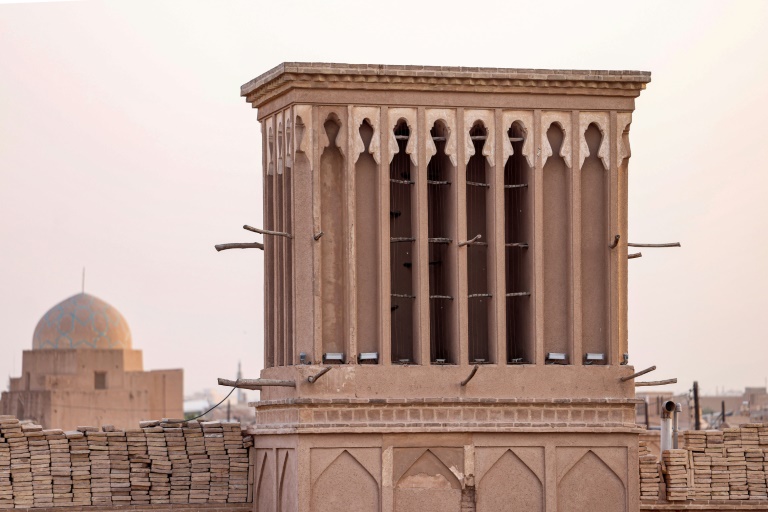 Une tour à vent à Yazd, en Iran, le 3 juillet 2023