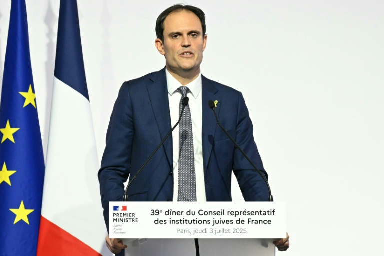 Le président du Conseil représentatif des institutions juives de France (Crif) Yonathan Arfi le 3 juillet 2025 à Paris