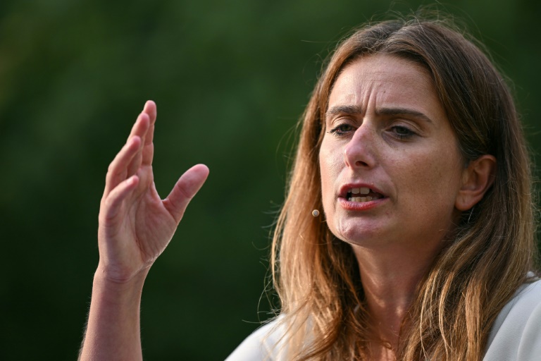 Marine Tondelier, secrétaire nationale des Ecologistes, le 21 août 2025, à Strasbourg