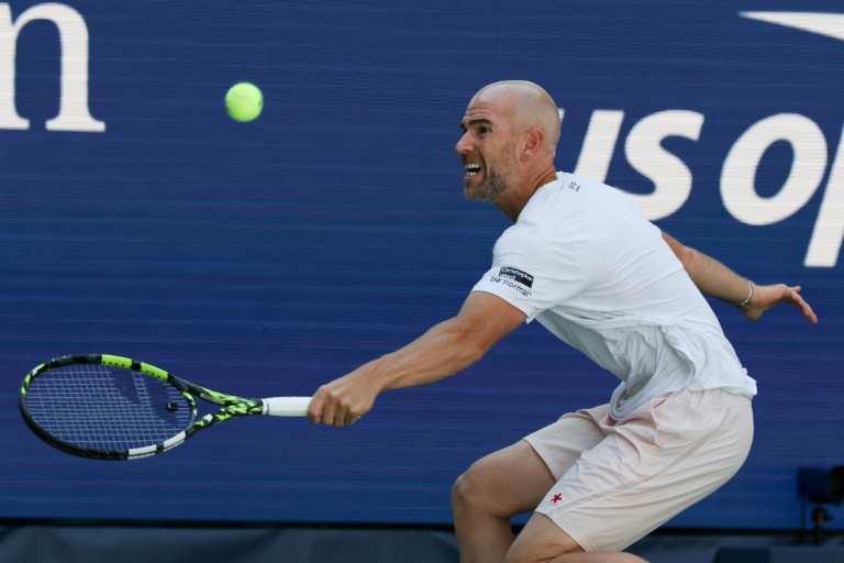 Le Français Adrian Mannarino a été battu par le Tchèque Jiri Lehecka en 8es de finale de l'US Open, le 31 août 2025 à New York