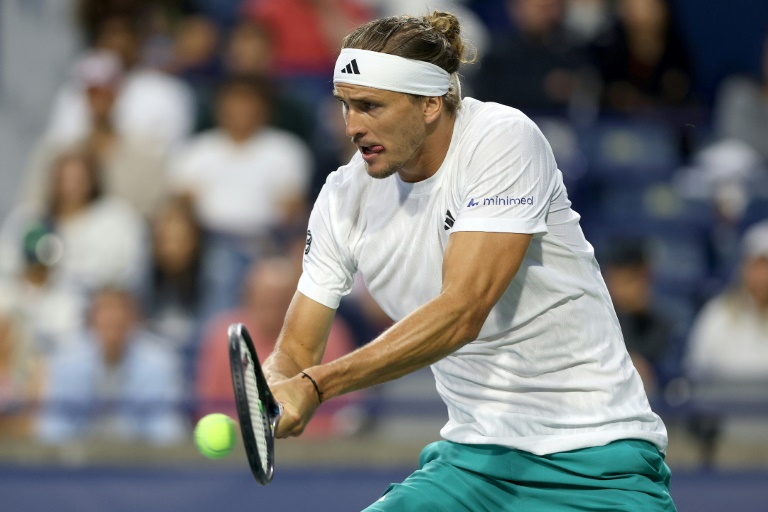 Alexander Zverev lors de son match du troisième tour du Masters 1000 de Toronto contre Matteo Arnaldi, le 31 juillet 2025