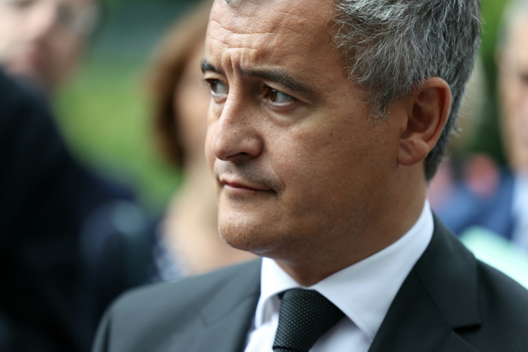 Le ministre de la Justice Gérald Darmanin à Nanterre dans les Hauts-de-Seine, le 29 juillet 2025
