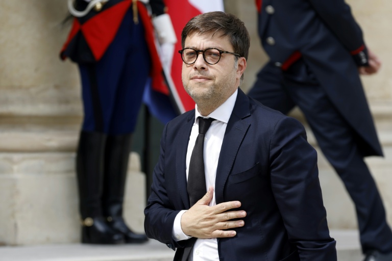 Le maire de Marseille, Benoît Payan, arrive à l'Élysée à Paris le 4 juillet 2023