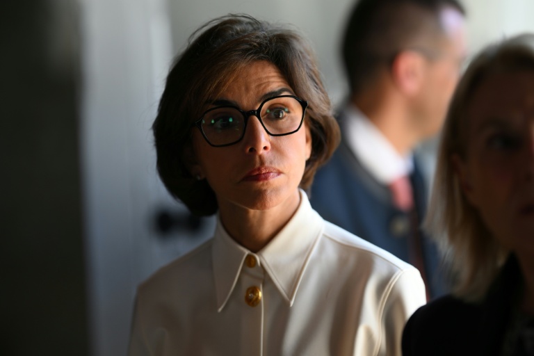 Rachida Dati, ministe démissionnaire de la Culture et candidate aux municipales à Paris, le 19 septembre 2025 à Pontlevoy dans le Loir-et-Cher