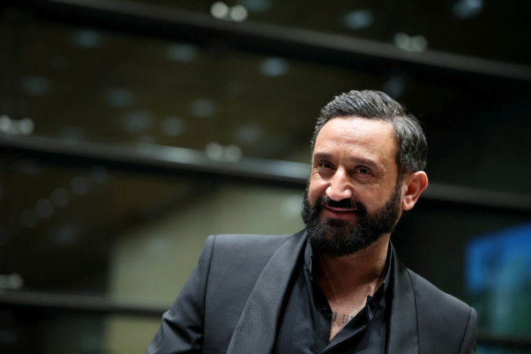 L'animateur Cyril Hanouna, lors de son audition devant une commisssion parlementaire à l'Assemblée nationale à Paris, le 14 mars 2024