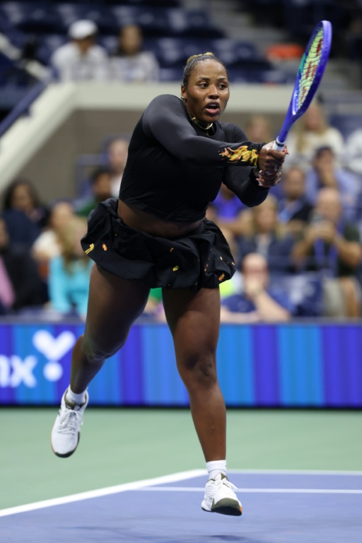 L'Américaine Taylor Townsend au troisième tour de l'US Open contre Mirra Andreeva le 29 août 2025 à New York
