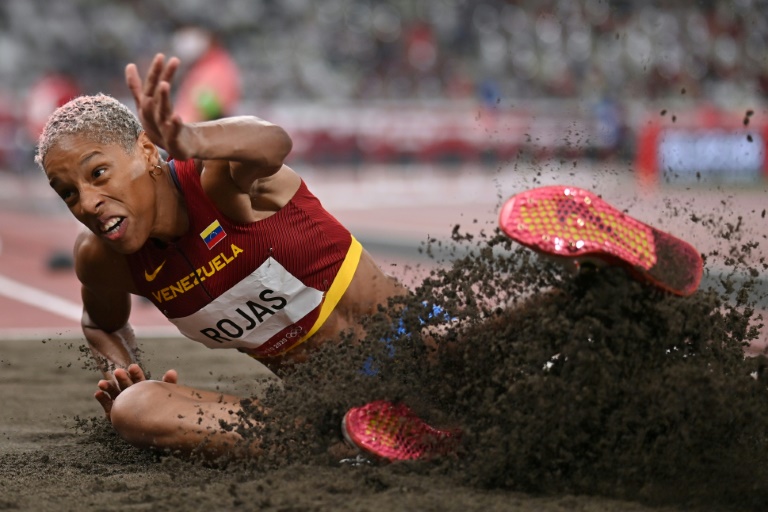 Yulimar Rojas aux Jeux olympiques de Tokyo le 1er août 2021