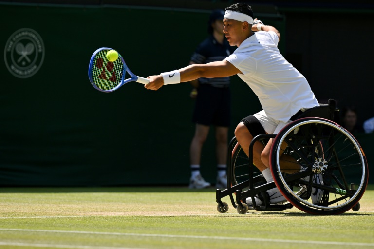Tokito Oda lors de la dernière finale de Wimbledon