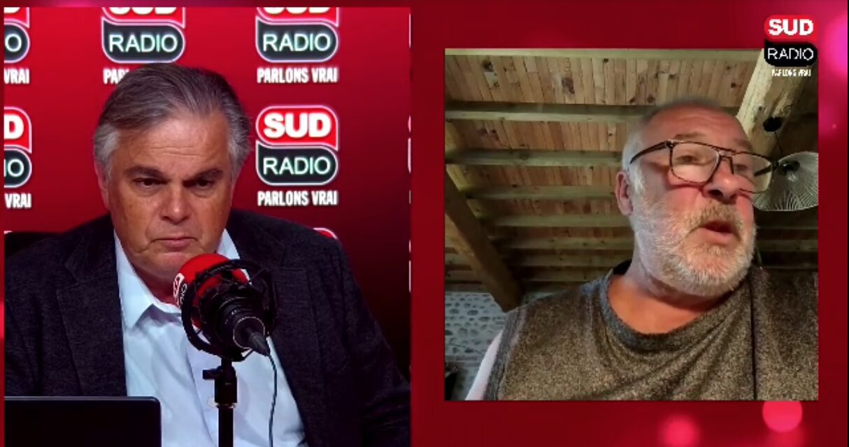Luc Castan, sur les incendies dans l’Aude, invité d’Alexandre Jardin sur Sud Radio.