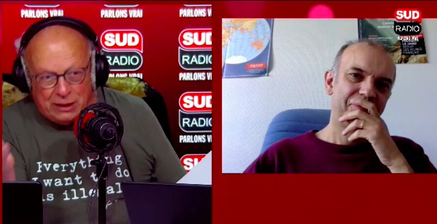 Jean-François Marmion, sur les cons invité d’André Bercoff dans "Bercoff dans tous ses états” sur Sud Radio.