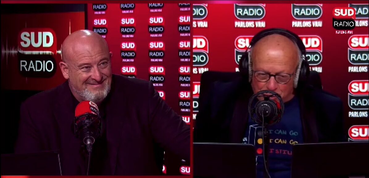 Piero San Giorgio, sur le management de la peur, invité d’André Bercoff dans "Bercoff dans tous ses états” sur Sud Radio.